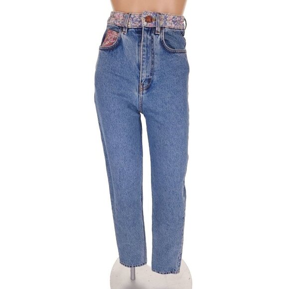 Philosophy Di Lorenzo Serafini Wildflower High-Waisted Jeans US 0 IT 36 - Picture 4 of 11